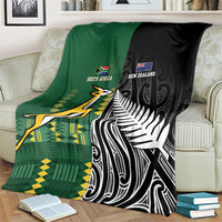 Rugby South Africa New Zealand Greatest Rivals Blanket Tribal Motifs LT7 - Polynesian Pride