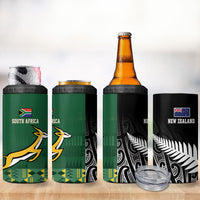 Rugby South Africa New Zealand Greatest Rivals 4 in 1 Can Cooler Tumbler Tribal Motifs LT7 - Polynesian Pride