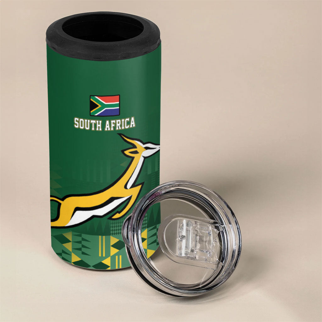 Rugby South Africa New Zealand Greatest Rivals 4 in 1 Can Cooler Tumbler Tribal Motifs LT7 - Polynesian Pride