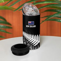 Rugby South Africa New Zealand Greatest Rivals 4 in 1 Can Cooler Tumbler Tribal Motifs LT7 - Polynesian Pride