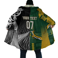 Custom Rugby South Africa New Zealand Greatest Rivals Cloak Tribal Motifs LT7 - Polynesian Pride