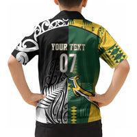 Custom Rugby South Africa New Zealand Greatest Rivals Hawaiian Shirt Tribal Motifs LT7 - Polynesian Pride