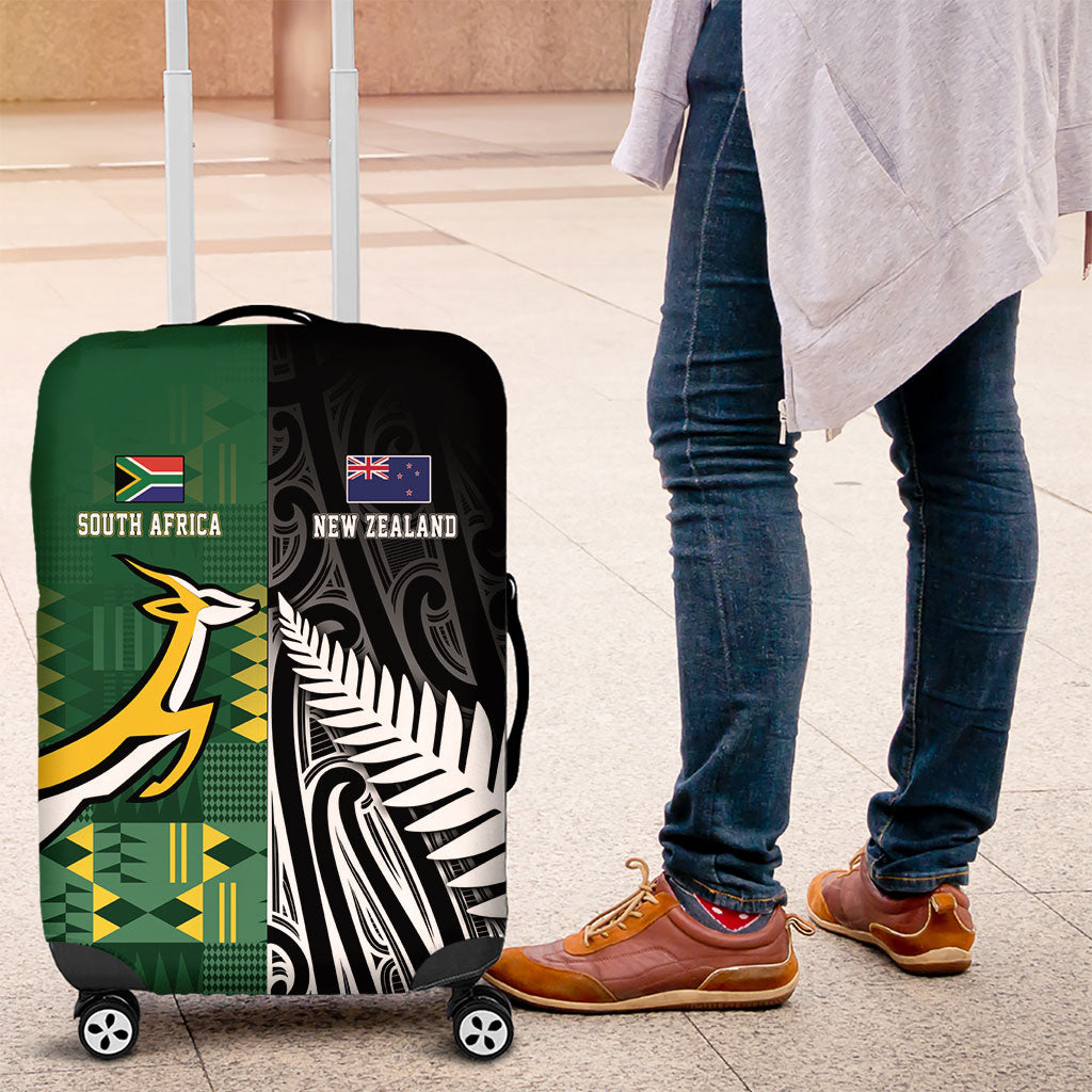 Rugby South Africa New Zealand Greatest Rivals Luggage Cover Tribal Motifs LT7 Multicolor - Polynesian Pride