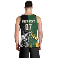 Custom Rugby South Africa New Zealand Greatest Rivals Men Tank Top Tribal Motifs LT7 - Polynesian Pride