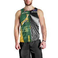Custom Rugby South Africa New Zealand Greatest Rivals Men Tank Top Tribal Motifs LT7 - Polynesian Pride