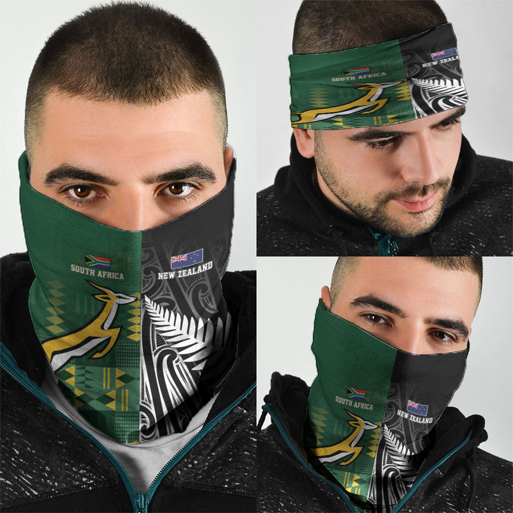 Rugby South Africa New Zealand Greatest Rivals Neck Gaiter Tribal Motifs LT7 - Polynesian Pride