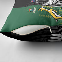 Rugby South Africa New Zealand Greatest Rivals Pillow Cover Tribal Motifs LT7 - Polynesian Pride