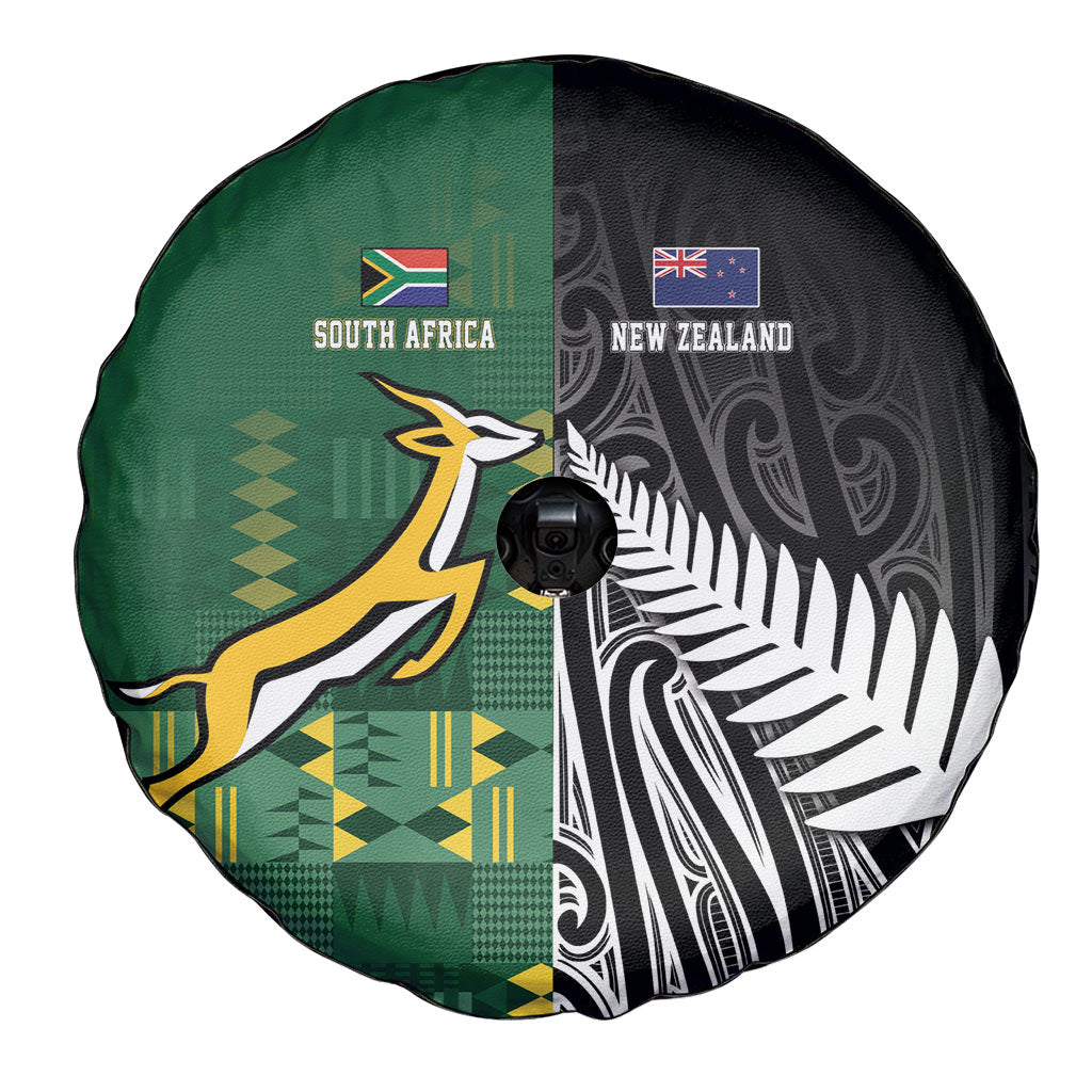 Rugby South Africa New Zealand Greatest Rivals Spare Tire Cover Tribal Motifs LT7 - Polynesian Pride