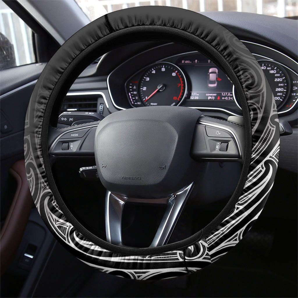 Rugby South Africa New Zealand Greatest Rivals Steering Wheel Cover Tribal Motifs LT7 - Polynesian Pride