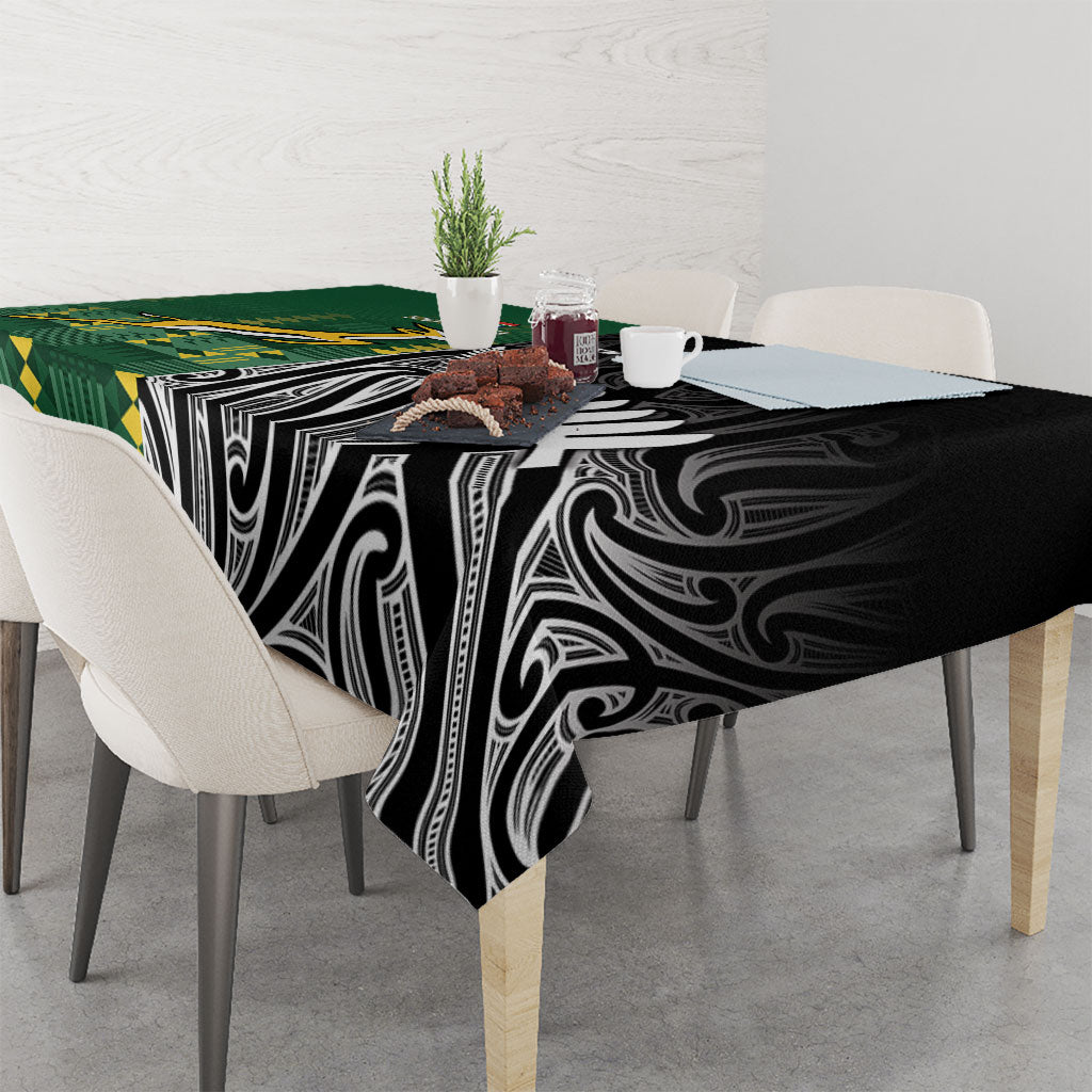 Rugby South Africa New Zealand Greatest Rivals Tablecloth Tribal Motifs LT7 - Polynesian Pride