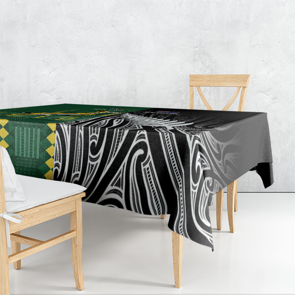 Rugby South Africa New Zealand Greatest Rivals Tablecloth Tribal Motifs LT7 - Polynesian Pride