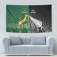 Rugby South Africa New Zealand Greatest Rivals Tapestry Tribal Motifs LT7 - Polynesian Pride