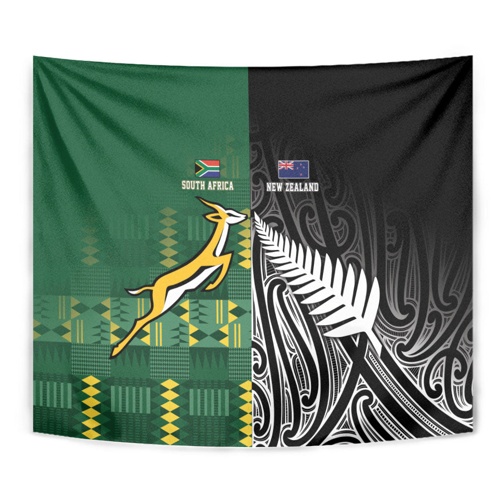 Rugby South Africa New Zealand Greatest Rivals Tapestry Tribal Motifs LT7 - Polynesian Pride