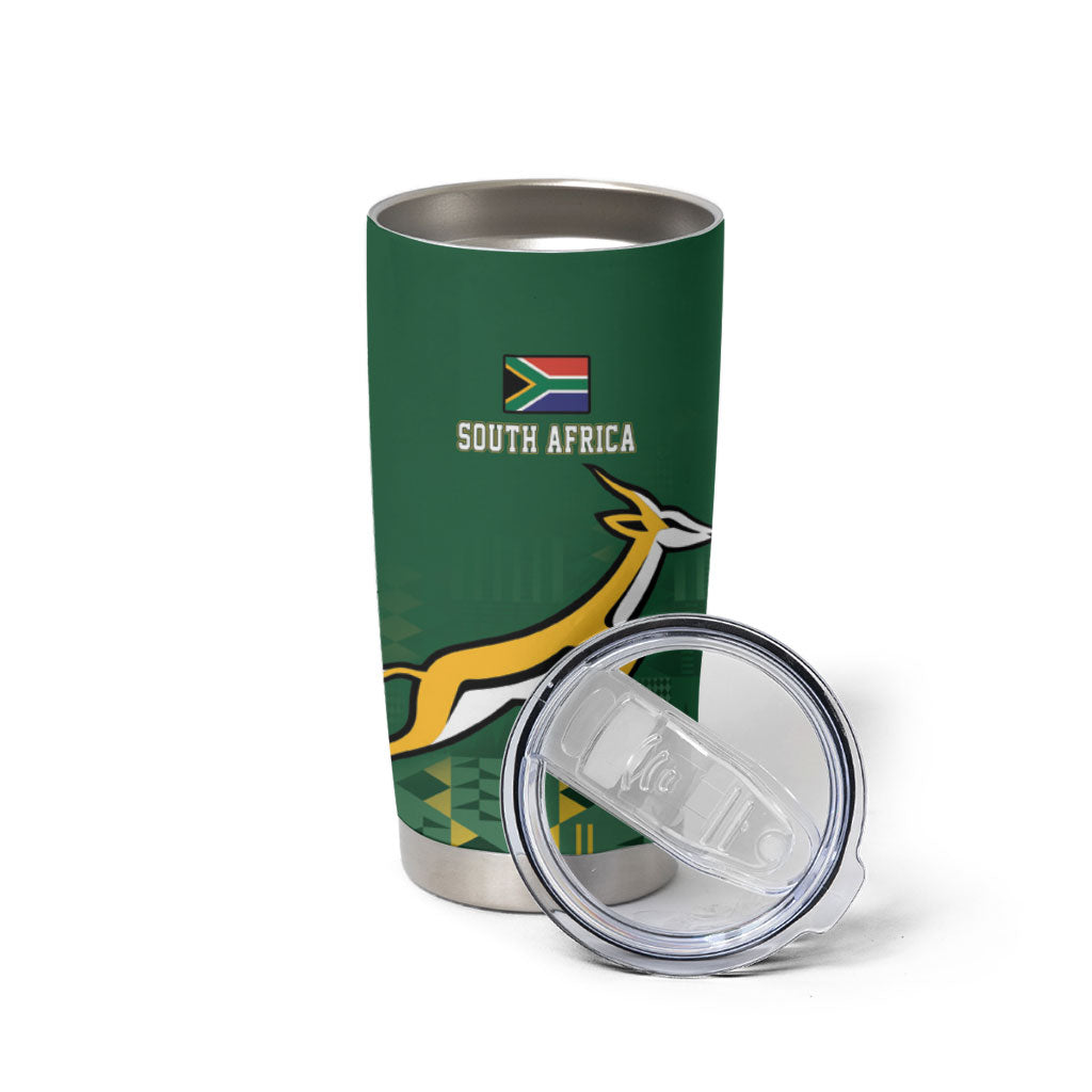 Rugby South Africa New Zealand Greatest Rivals Tumbler Cup Tribal Motifs LT7 - Polynesian Pride