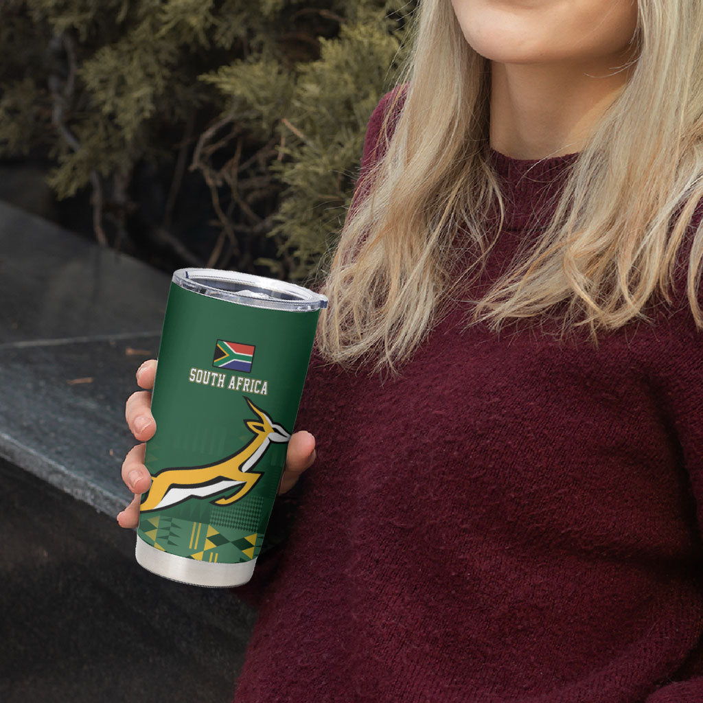 Rugby South Africa New Zealand Greatest Rivals Tumbler Cup Tribal Motifs LT7 - Polynesian Pride