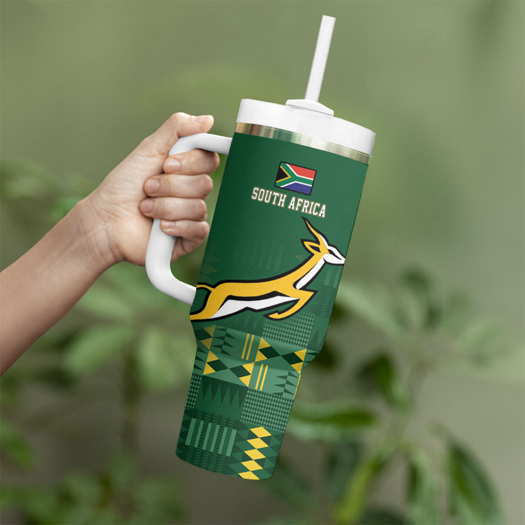 Rugby South Africa New Zealand Greatest Rivals Tumbler With Handle Tribal Motifs LT7 - Polynesian Pride