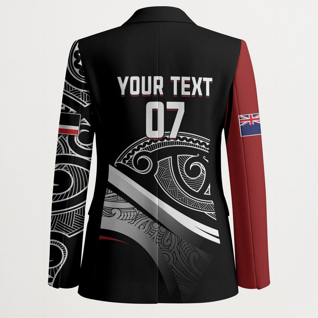 Aotearoa Maori Rugby Custom Blazer Kapa O Pango LT7 - Polynesian Pride