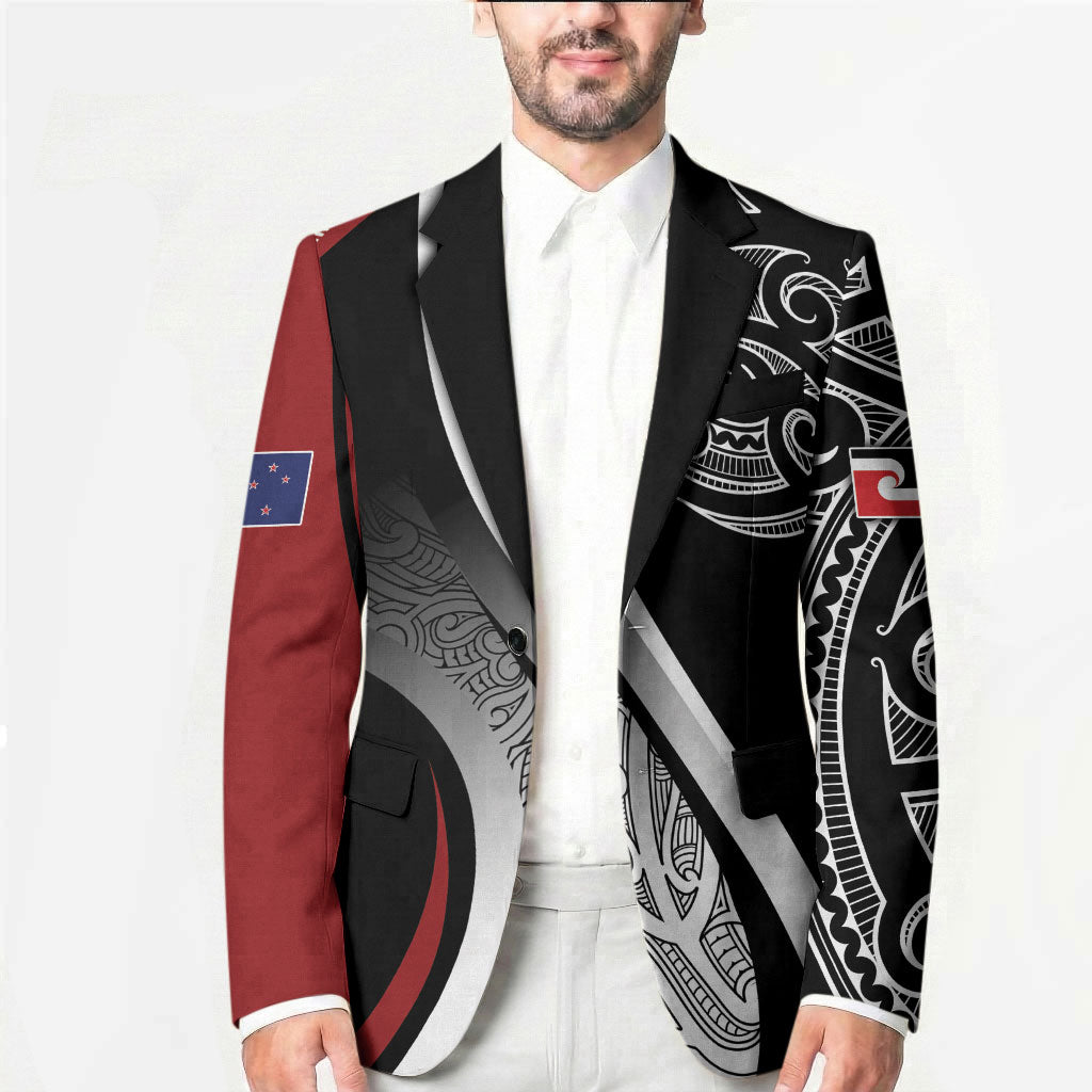 Aotearoa Maori Rugby Custom Blazer Kapa O Pango LT7 - Polynesian Pride
