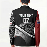 Aotearoa Maori Rugby Custom Blazer Kapa O Pango LT7 - Polynesian Pride