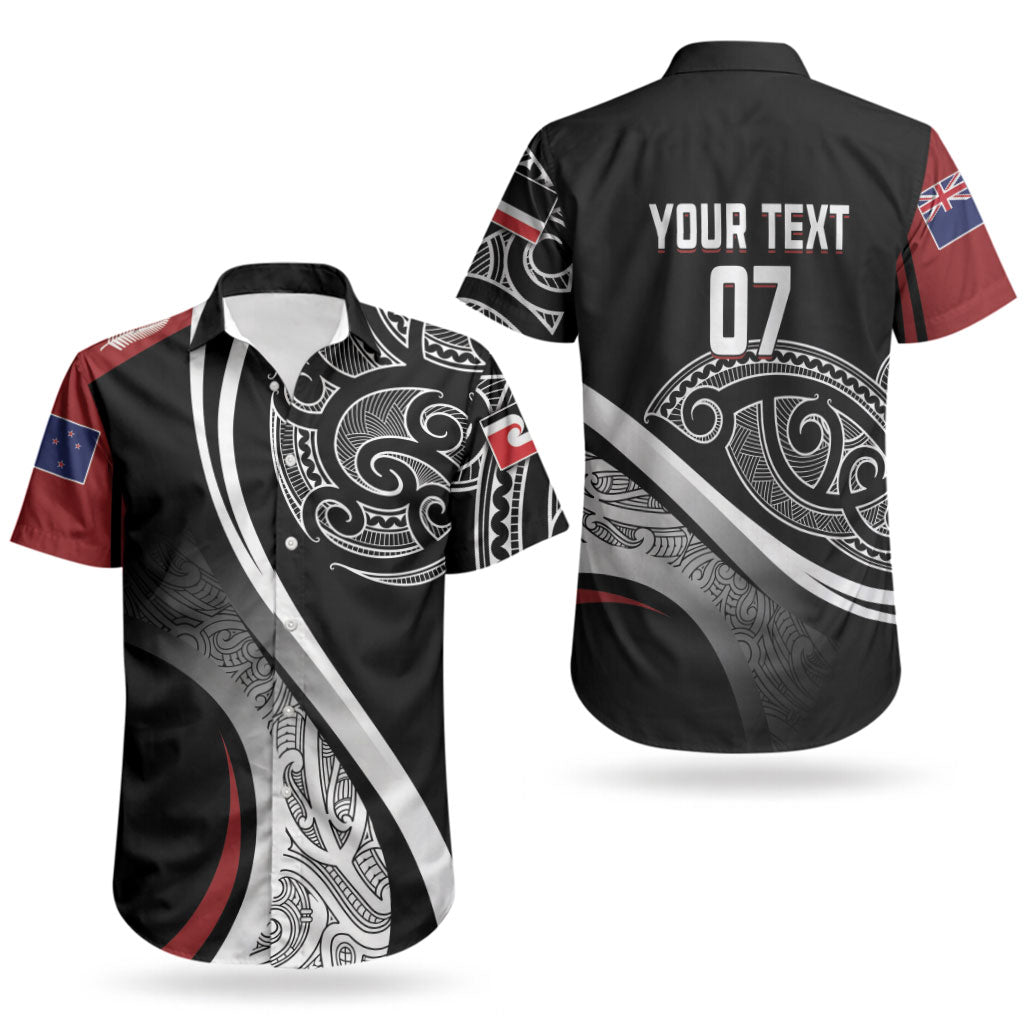 Aotearoa Maori Rugby Custom Couples Matching Mermaid Dress and Hawaiian Shirt Kapa O Pango LT7 - Polynesian Pride