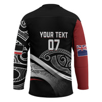 Aotearoa Maori Rugby Custom Hockey Jersey Kapa O Pango LT7 - Polynesian Pride