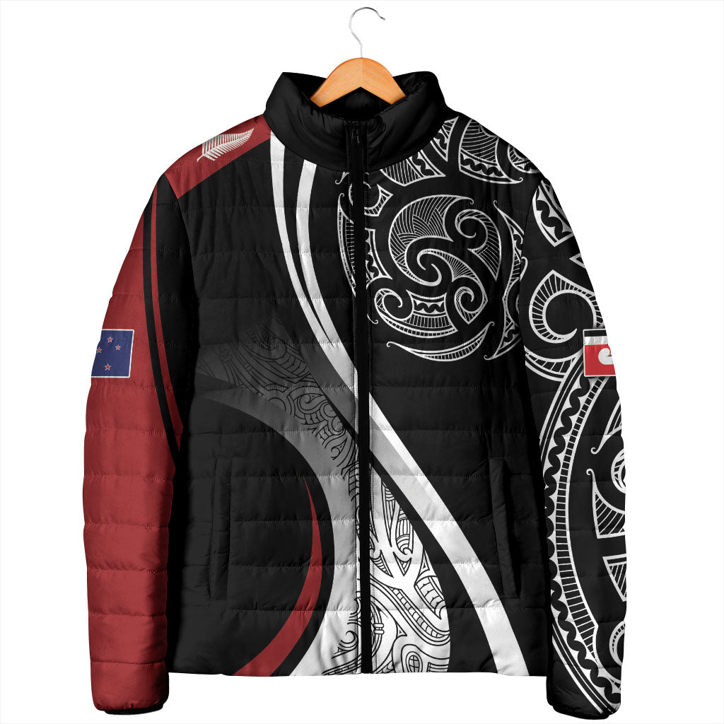 Aotearoa Maori Rugby Custom Padded Jacket Kapa O Pango LT7 - Polynesian Pride
