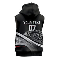 Aotearoa Maori Rugby Custom Sleeveless Hoodie Kapa O Pango LT7 - Polynesian Pride
