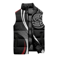 Aotearoa Maori Rugby Custom Sleeveless Puffer Jacket Kapa O Pango LT7 - Polynesian Pride