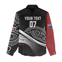 Aotearoa Maori Rugby Custom Women Casual Shirt Kapa O Pango LT7 - Polynesian Pride
