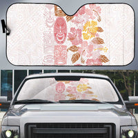 Christmas Aloha Hawaii Tiki Auto Sun Shade Hibiscus Spring Colors - Polynesian Pride