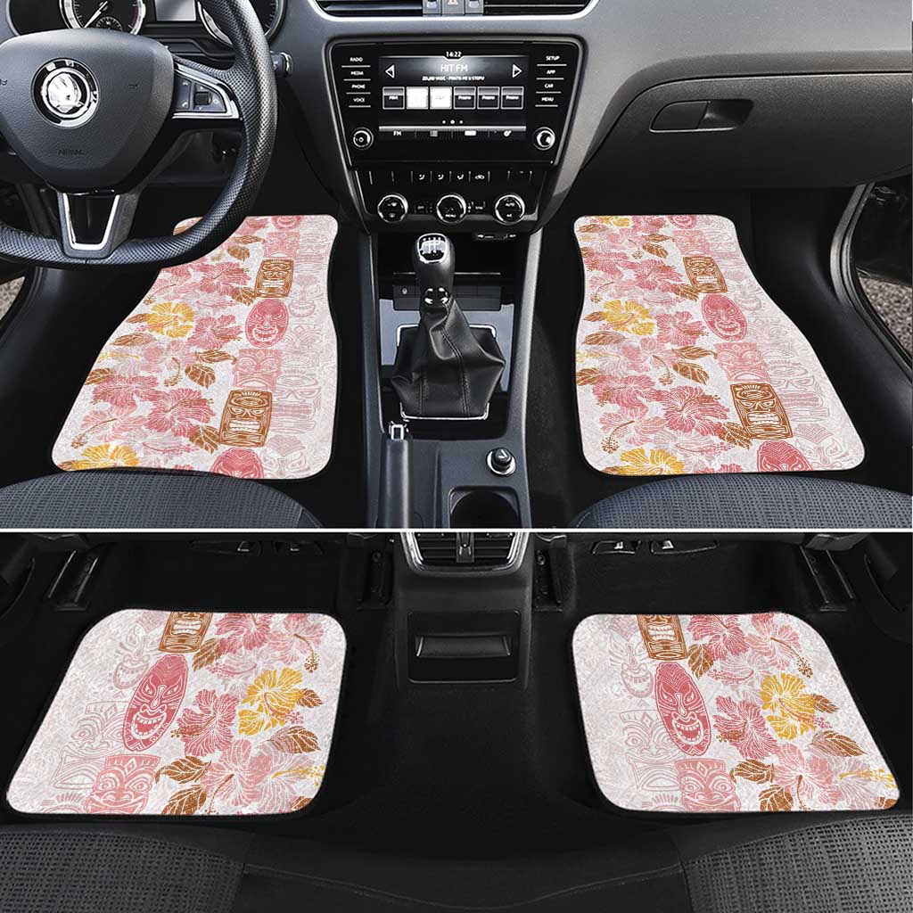 Christmas Aloha Hawaii Tiki Car Mats Hibiscus Spring Colors - Polynesian Pride