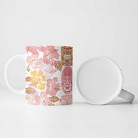 Christmas Aloha Hawaii Tiki Ceramic Mug Hibiscus Spring Colors - Polynesian Pride