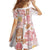 Christmas Aloha Hawaii Tiki Family Matching Mermaid Dress and Hawaiian Shirt Hibiscus Spring Colors - Polynesian Pride