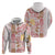 Christmas Aloha Hawaii Tiki Hoodie Hibiscus Spring Colors - Polynesian Pride