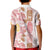 Christmas Aloha Hawaii Tiki Kid Polo Shirt Hibiscus Spring Colors - Polynesian Pride