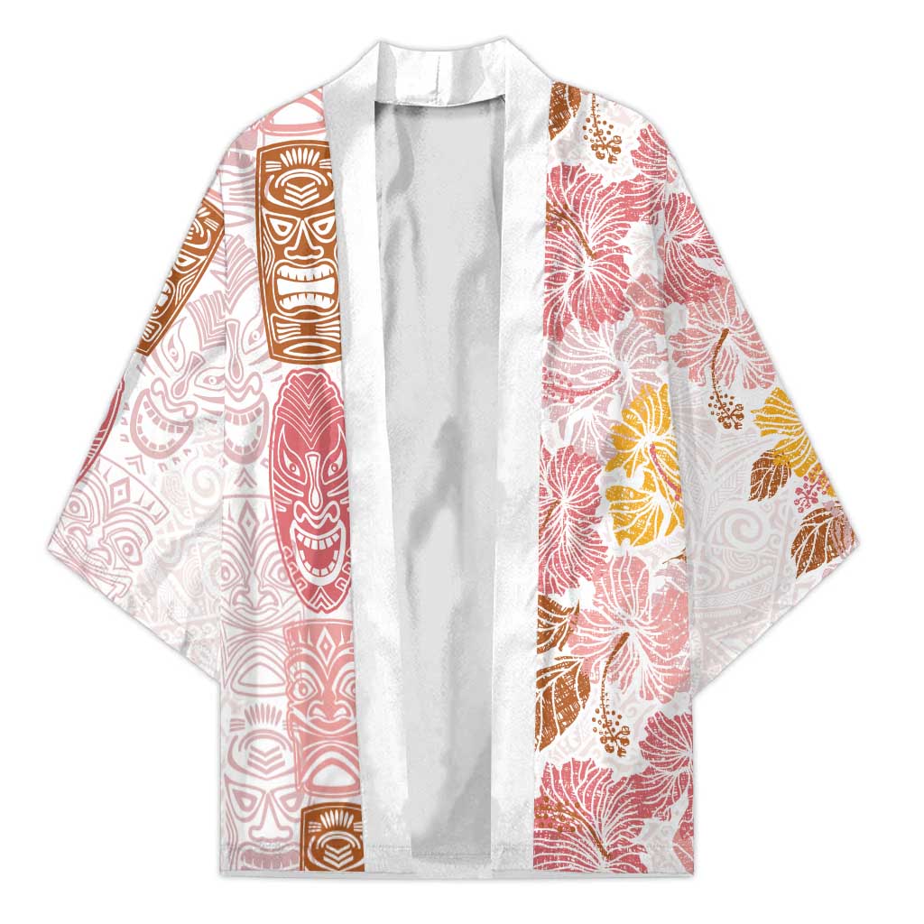 Christmas Aloha Hawaii Tiki Kimono Hibiscus Spring Colors - Polynesian Pride