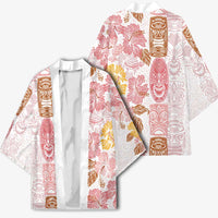 Christmas Aloha Hawaii Tiki Kimono Hibiscus Spring Colors - Polynesian Pride