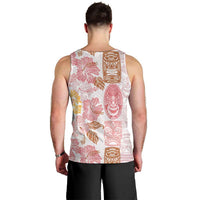 Christmas Aloha Hawaii Tiki Men Tank Top Hibiscus Spring Colors - Polynesian Pride