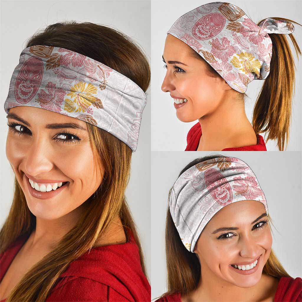 Christmas Aloha Hawaii Tiki Neck Gaiter Hibiscus Spring Colors - Polynesian Pride