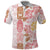 Christmas Aloha Hawaii Tiki Polo Shirt Hibiscus Spring Colors - Polynesian Pride