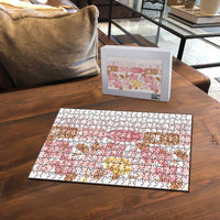 Christmas Aloha Hawaii Tiki Puzzle Hibiscus Spring Colors - Polynesian Pride