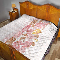 Christmas Aloha Hawaii Tiki Quilt Hibiscus Spring Colors - Polynesian Pride