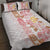 Christmas Aloha Hawaii Tiki Quilt Bed Set Hibiscus Spring Colors - Polynesian Pride