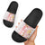 Christmas Aloha Hawaii Tiki Slide Sandals Hibiscus Spring Colors - Polynesian Pride