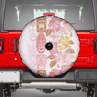 Christmas Aloha Hawaii Tiki Spare Tire Cover Hibiscus Spring Colors - Polynesian Pride