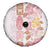 Christmas Aloha Hawaii Tiki Spare Tire Cover Hibiscus Spring Colors - Polynesian Pride