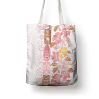 Christmas Aloha Hawaii Tiki Tote Bag Hibiscus Spring Colors - Polynesian Pride
