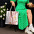 Christmas Aloha Hawaii Tiki Tote Bag Hibiscus Spring Colors - Polynesian Pride