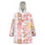 Christmas Aloha Hawaii Tiki Wearable Blanket Hoodie Hibiscus Spring Colors - Polynesian Pride