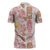 Christmas Aloha Hawaii Tiki Zipper Polo Shirt Hibiscus Spring Colors - Polynesian Pride